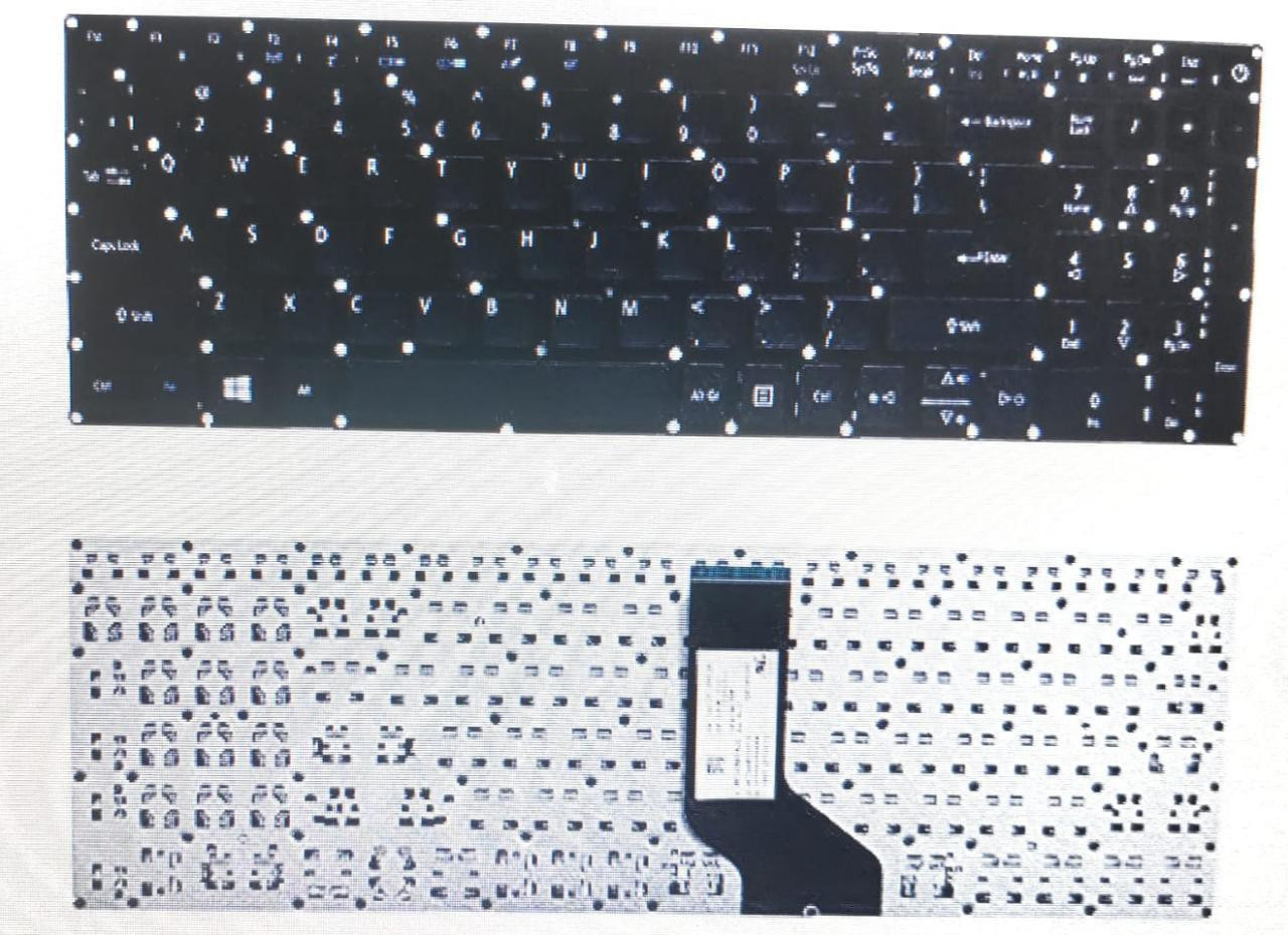 TechSonic Laptop keyboard for V3-574 / V3-574G / VN7-572G Laptop Keyboard Replacement Key image 1