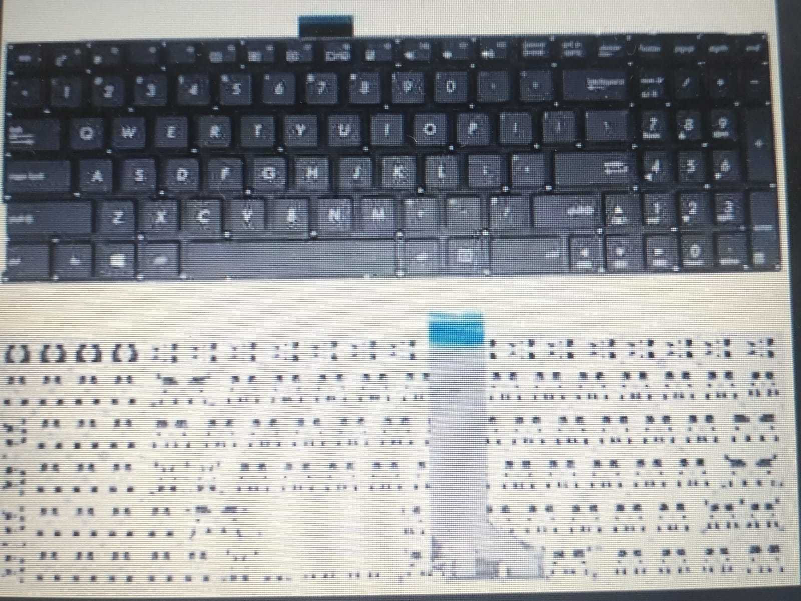 TechSonic LAPTOP KEYBOARD FOR x553S, a553M, a553S, f553M, f553S Laptop Keyboard Replacement Key image 1