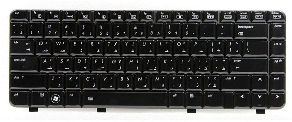WEFLY Laptop Keyboard for Pavilion DV3-2000 NSK-H5Y01 PK1306T1D00 PK1306T2B00 Laptop Keyboard Replacement Key image 1