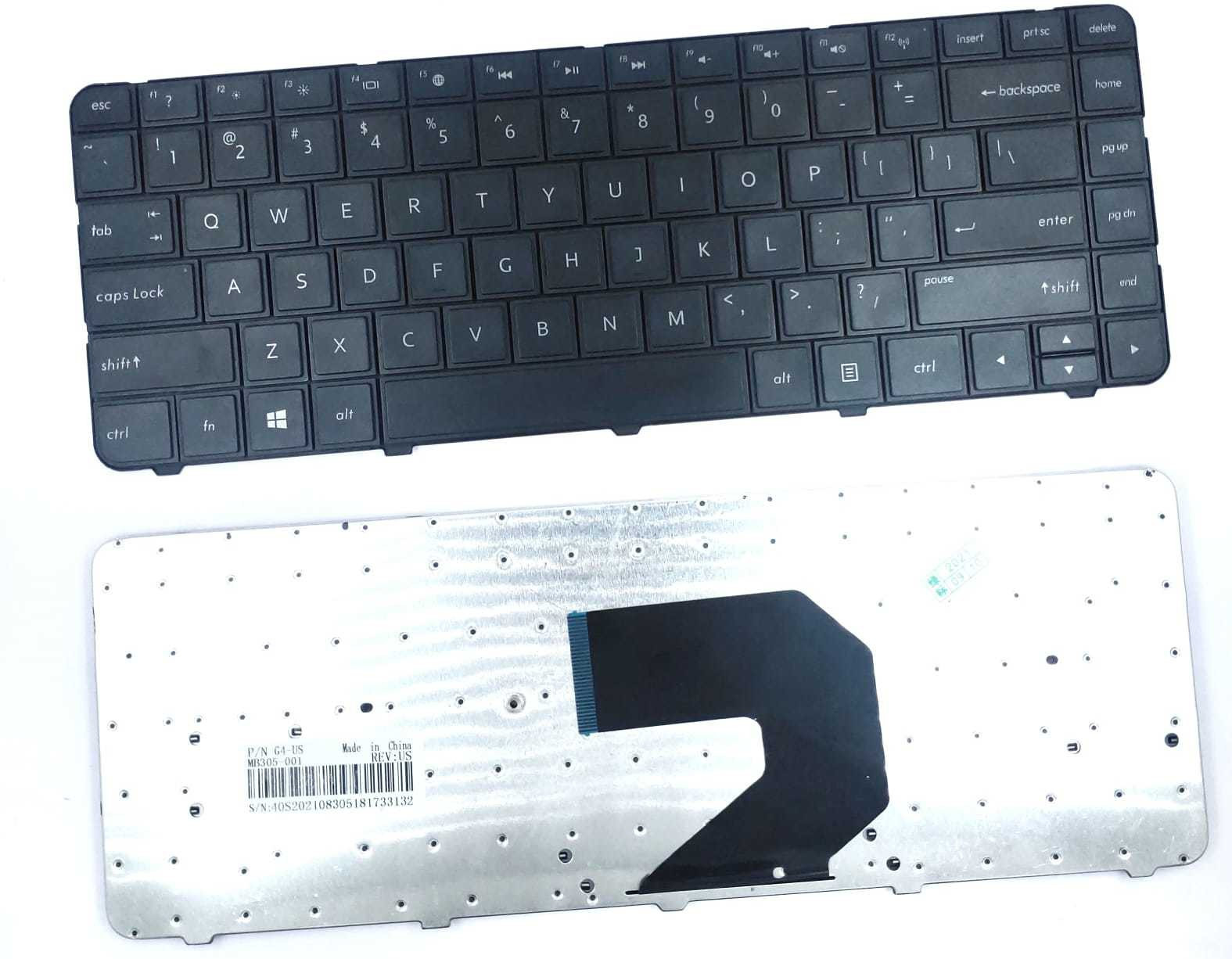TechSonic Keyboard for Q58-D65SIA, CQ58-D75SR, 2000, 2000-100, 2000-100CA, 2000-101TU Laptop Keyboard Replacement Key image 1