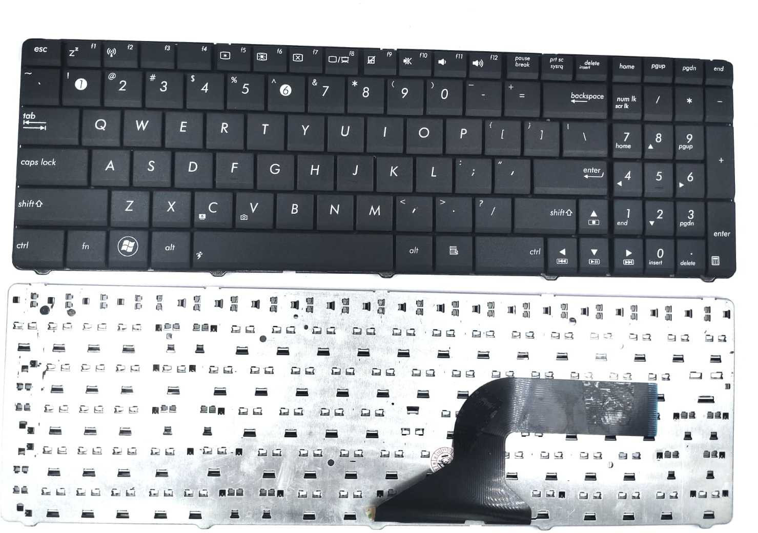 TechSonic Laptop keyboard for F5OZ / F70SL / F70 / X54 / X54L Laptop Keyboard Replacement Key image 1