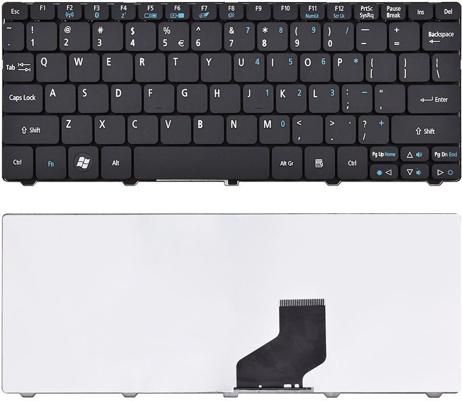 Forida Aspire One D255 D255E D257 AOD257 D260 AOD260 D270 521 521H KB.I100A.086 Laptop Keyboard Replacement Key-image-6
