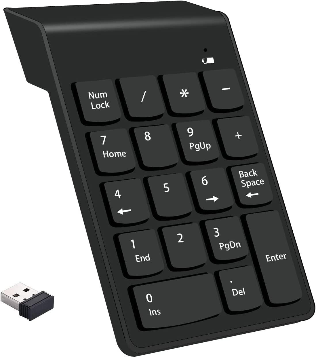OG X NEXSA Wired Numeric Keypad Slim Mini Number Pad Keyboard Numpad Laptop Keyboard Replacement Key image 1