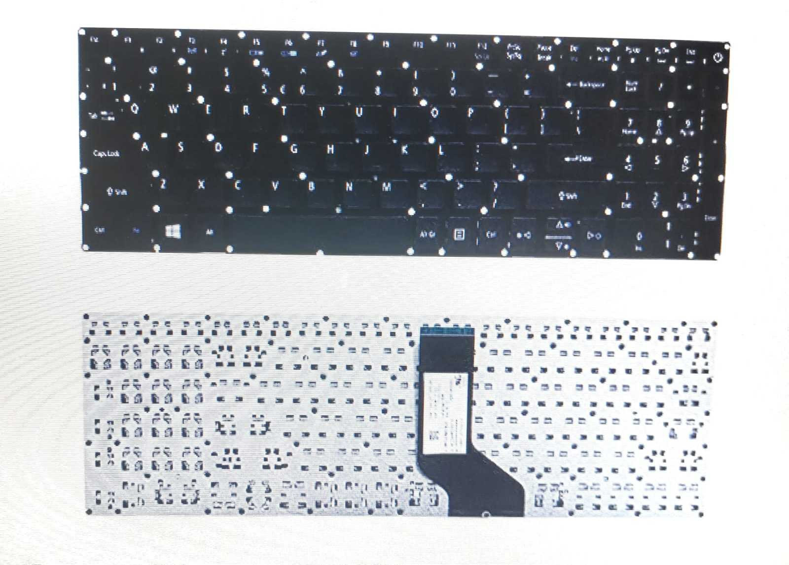 TechSonic Laptop keyboard for V5-591G US / F15 / F5-573G / F5-573G-58XS / F5-573T-53X7 Laptop Keyboard Replacement Key image 1