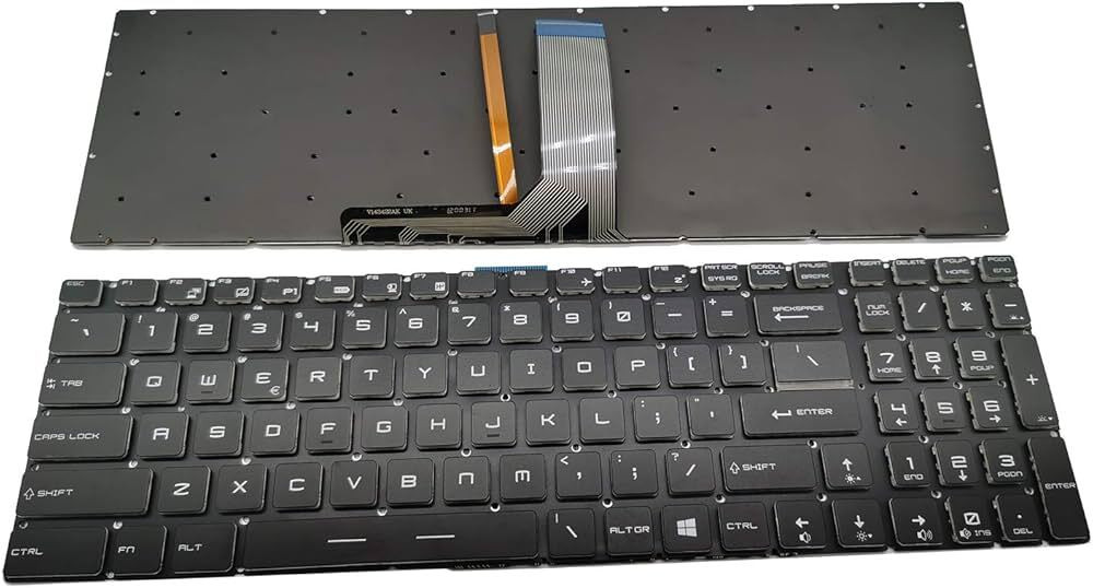 MACKTECH MSI GS63 GS60 GS70 GT72 GE62 GE72 PE60 PE70 Laptop Keyboard Replacement Key image 1