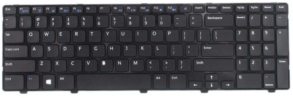 RKC DELL INSPIRON 15 3521 LAPTOP KEYBOARD Laptop Keyboard Replacement Key-image-1