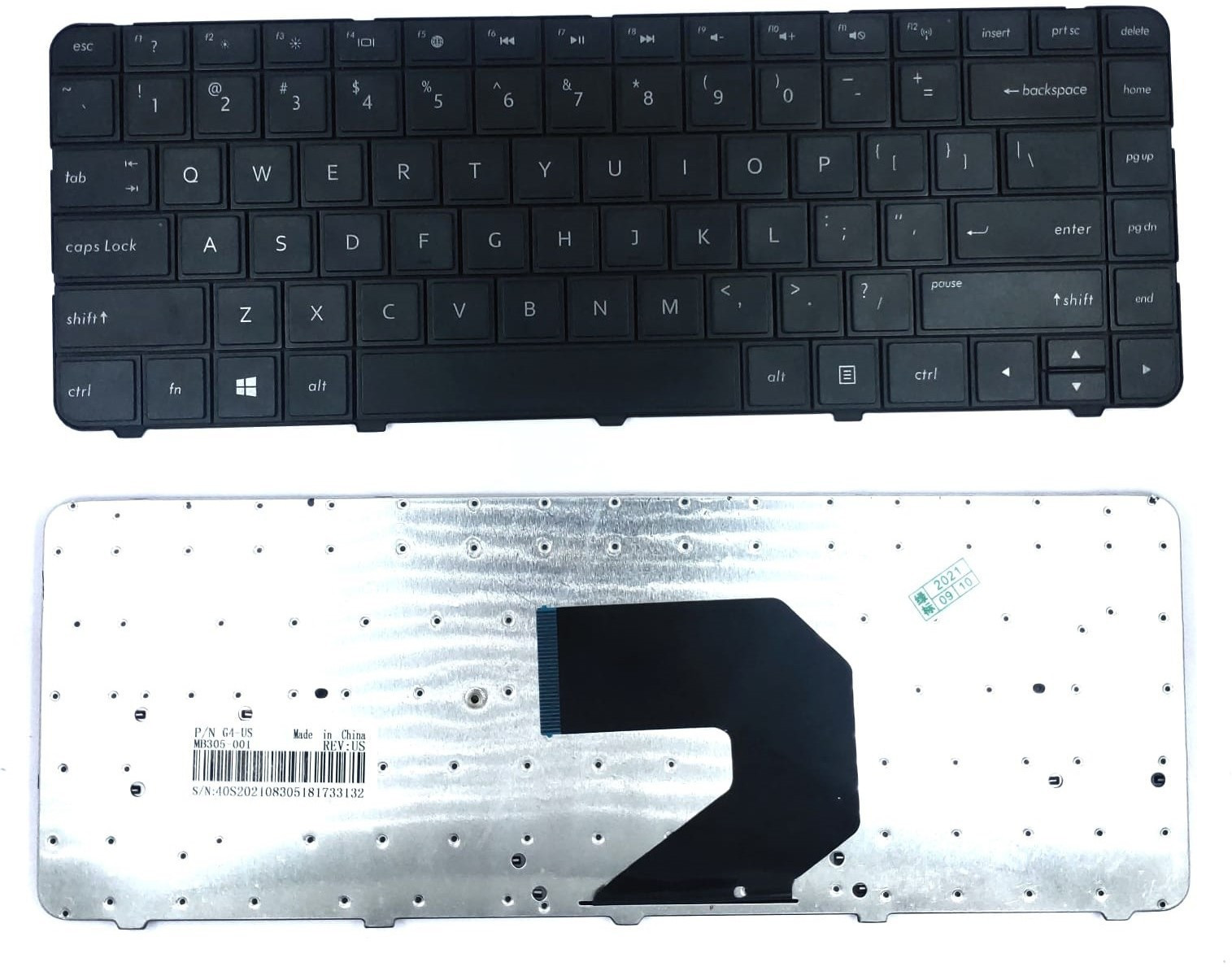 TechSonic Keyboard for 2000-129CA / 2000-130CA / 2000-140CA / 2000-150CA / 2000-151CA Laptop Keyboard Replacement Key image 1