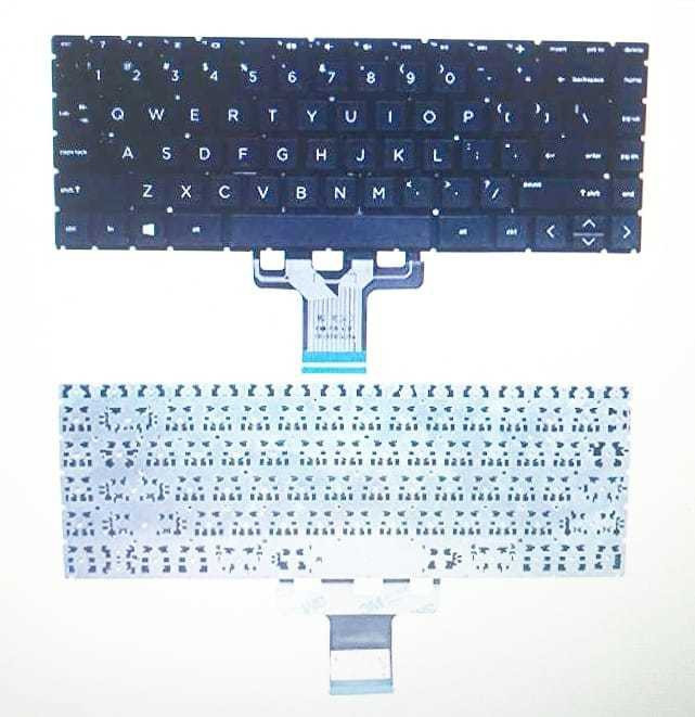 TechSonic Keyboard for 14-cd0059tu 14-cd0059tx 14-cd0060tu 14-cd0060tx 14-cd0061tu Laptop Keyboard Replacement Key image 1