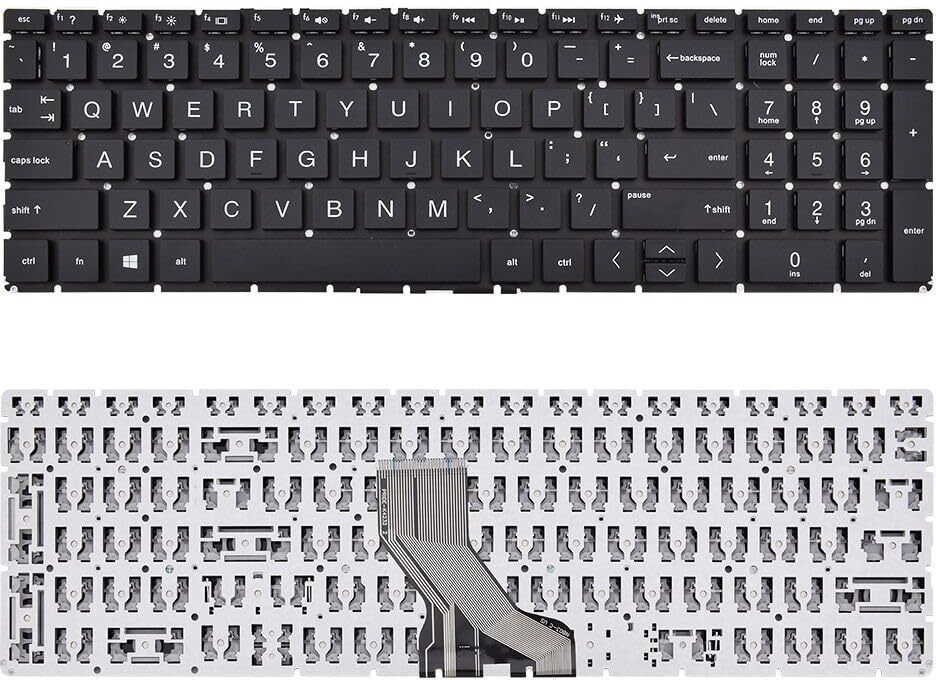 Forida HP 15-DA 15-DB 15-DB0000 15G-DR 15Q-DS 250 G7 255 G7 Notebook 15-DX 15-DK Laptop Keyboard Replacement Key-image-31