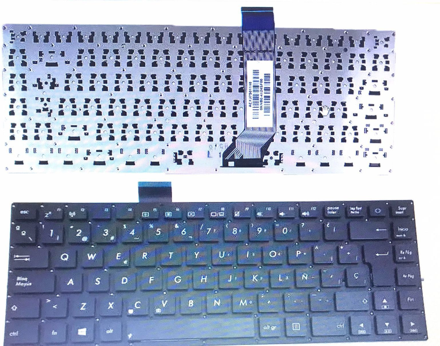 TechSonic keyboard for X402 / X402C / X402CA / 0KNB0-4107US00 / AEXJ7U00010 / AEXJ7U01110 Laptop Keyboard Replacement Key image 1