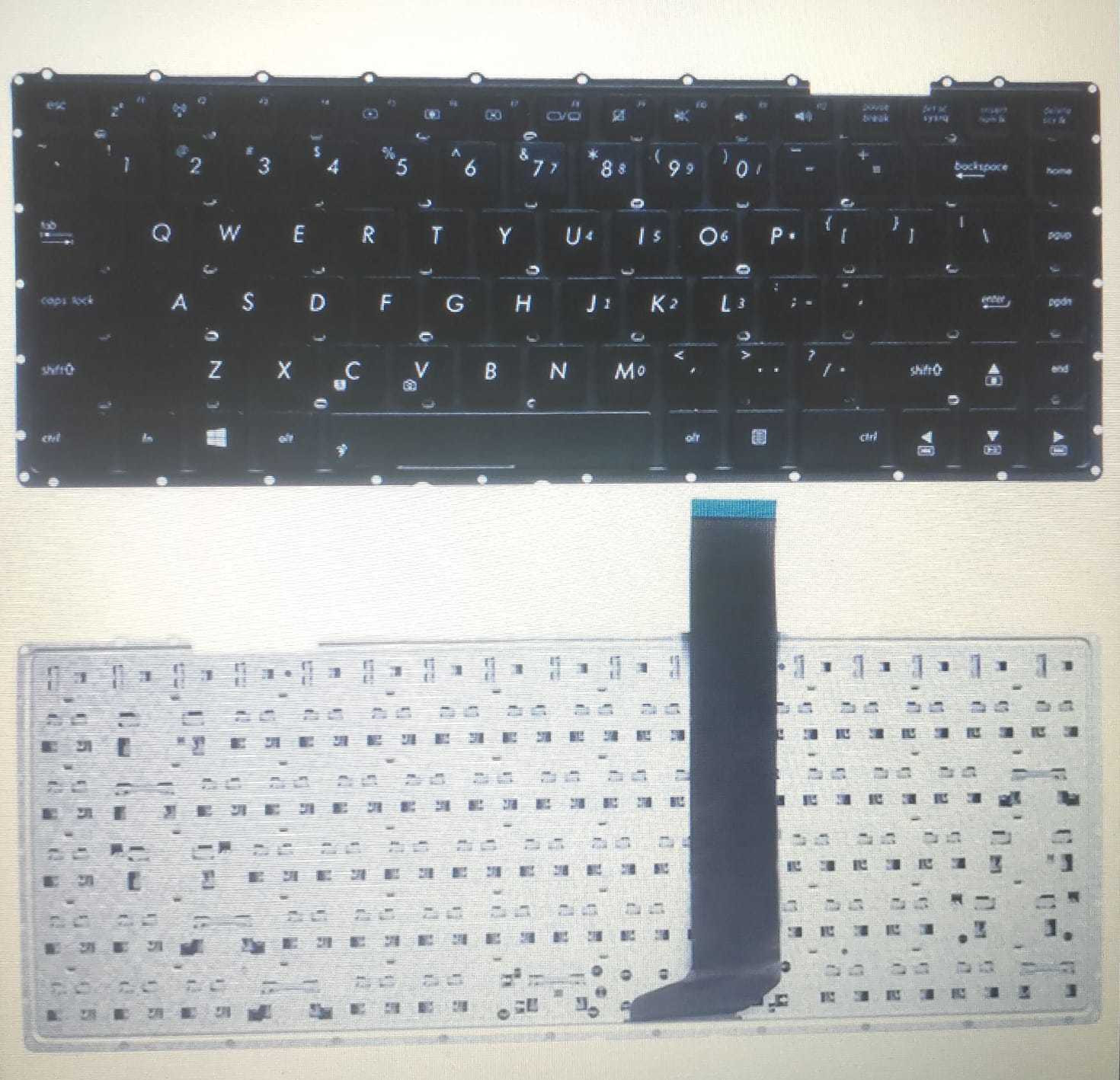 TechSonic Laptop keyboard for K450V / F451 / A450C / A450L / F401A / Laptop Keyboard Replacement Key image 1