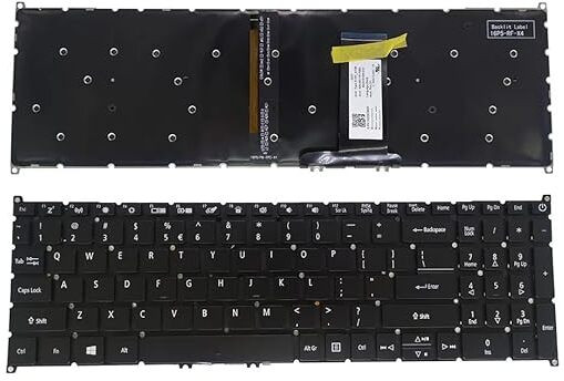 WISTAR Acer Aspire 7 A715-74G A715-75 A715-75G N17C2 N19C5 with Backlit LAPTOP KEYBOARD Laptop Keyboard Replacement Key image 1