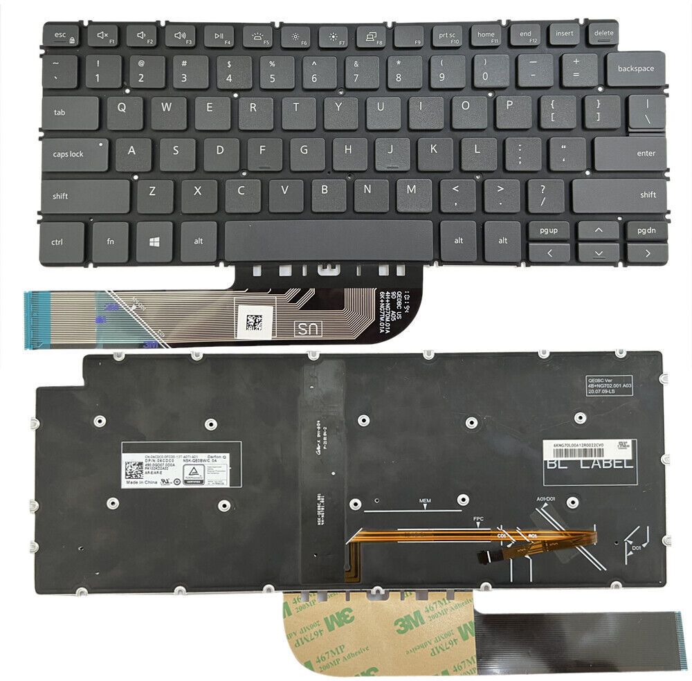 us info Laptops Backlit DELL Inspiron 7490 Vostro 5390 Latitude 3301 3410 Laptop Keyboard Replacement Key-image-24