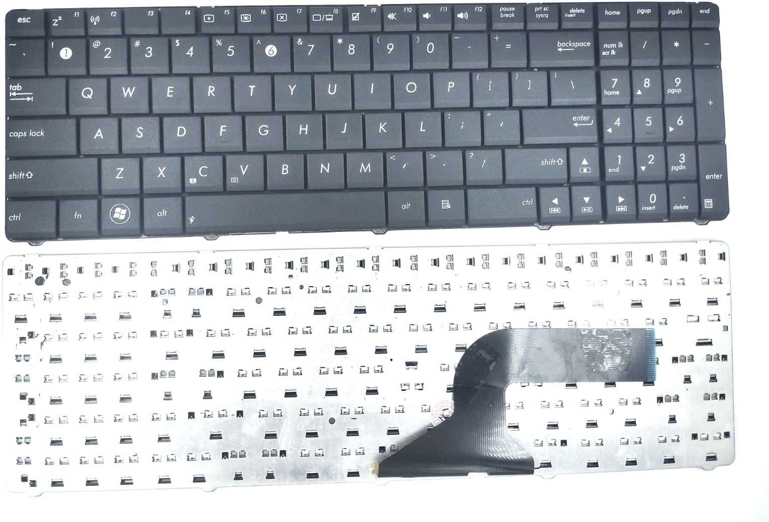 TechSonic Laptop keyboard for X75A / X75SV / X75U / X75VB / X75VC / X75VD / A73E Laptop Keyboard Replacement Key image 1