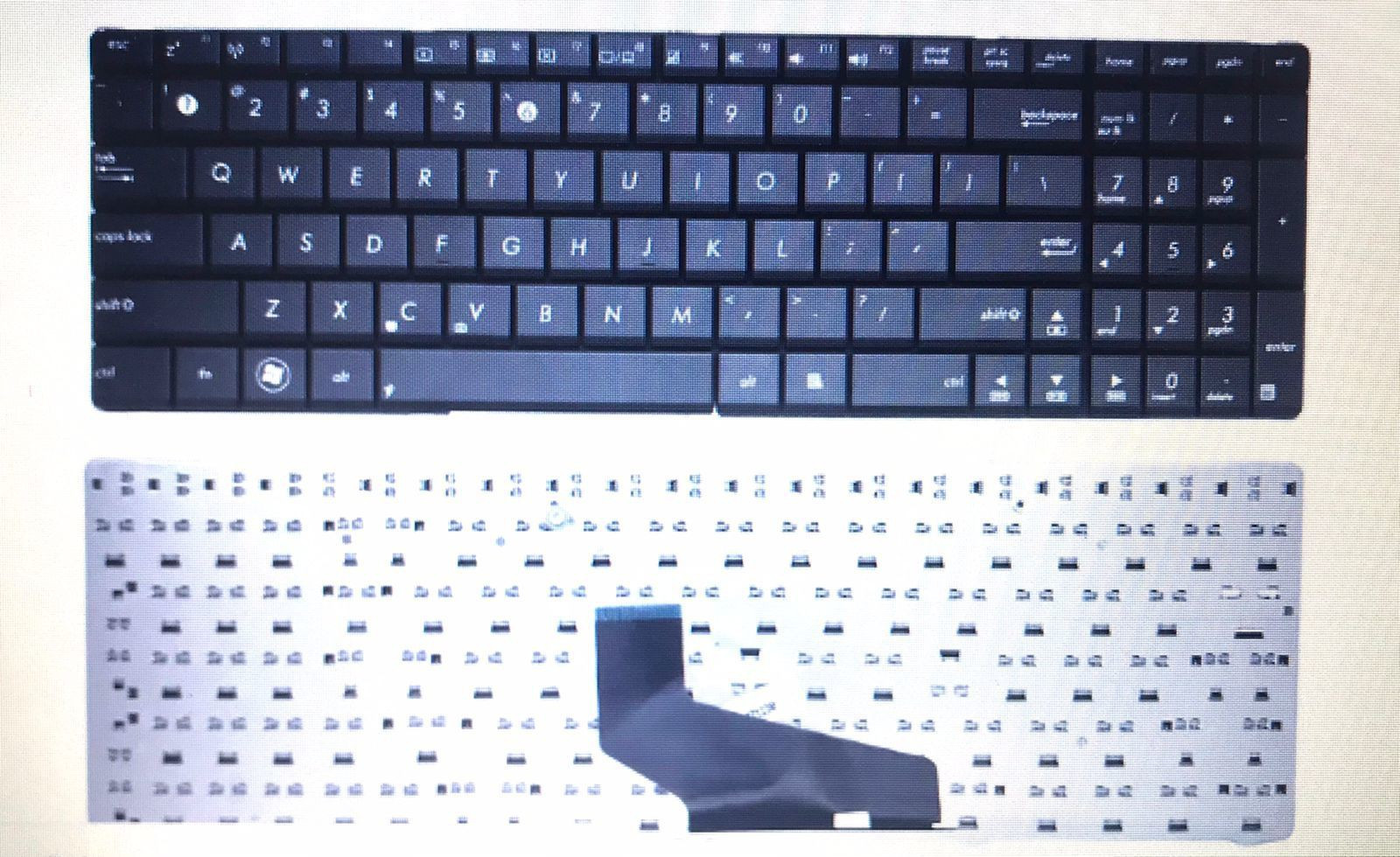 TechSonic Laptop keyboard for X53E-SB31 / X53E-SX / X53E-XR1 / X53E-XR2 / X53E-XR3 Laptop Keyboard Replacement Key image 1