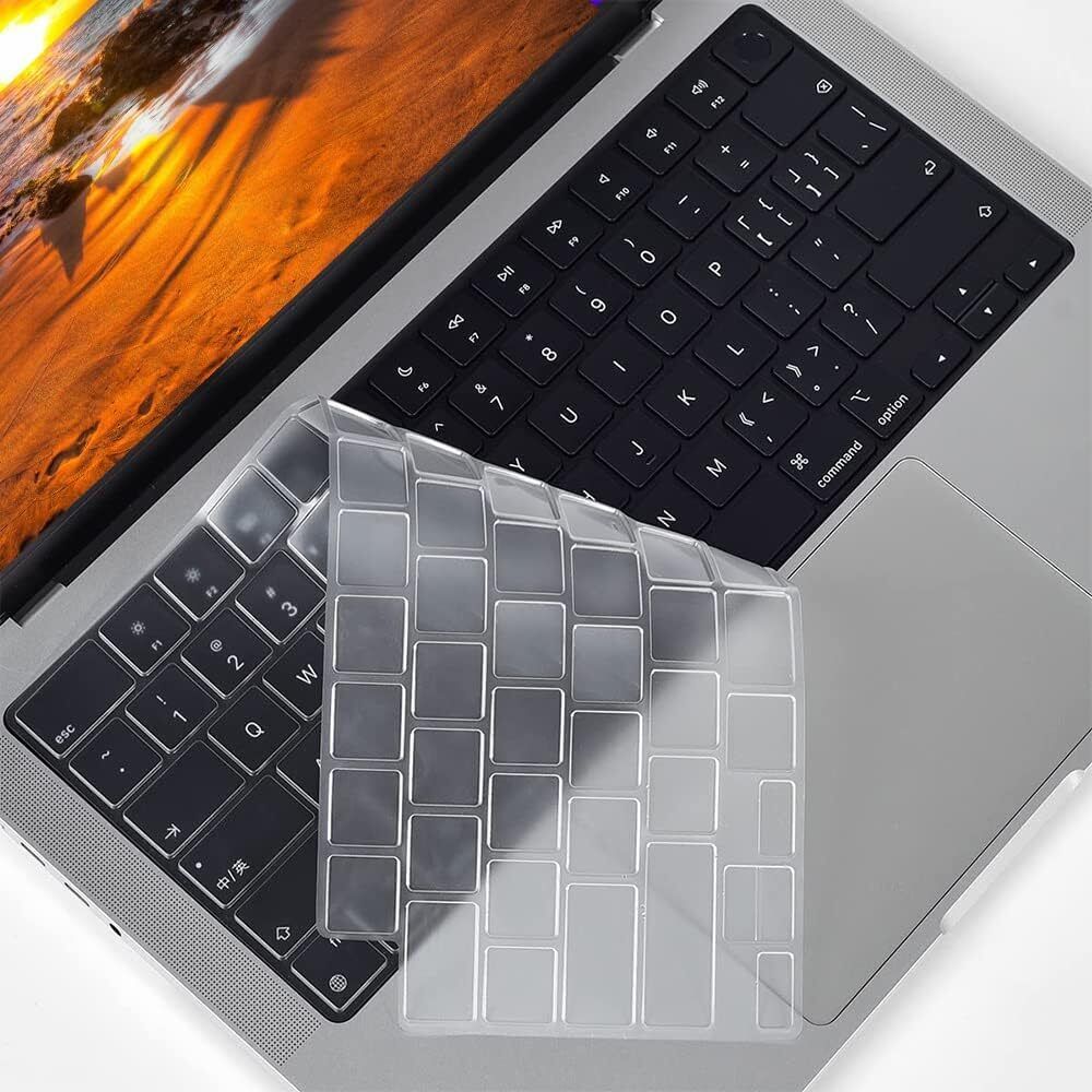 Linum keyboard protector for 2024-2021 MacBook Air 13.6 inch M2/M3 Chip Macbook Air 13 inch M2/M3 Chip Model A2681 A3113 Cover Dust-Proof US Layout Keyboard Skin-image-3