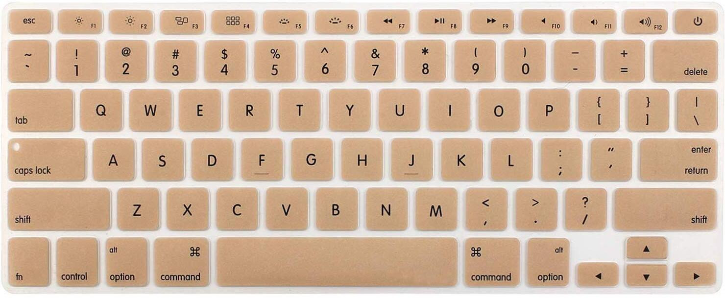 J Ultra Thin Keyboard Cover Compatible with MacBook Air 13" 15" 17" Inch Laptop Keyboard Keyboard Skin image 1