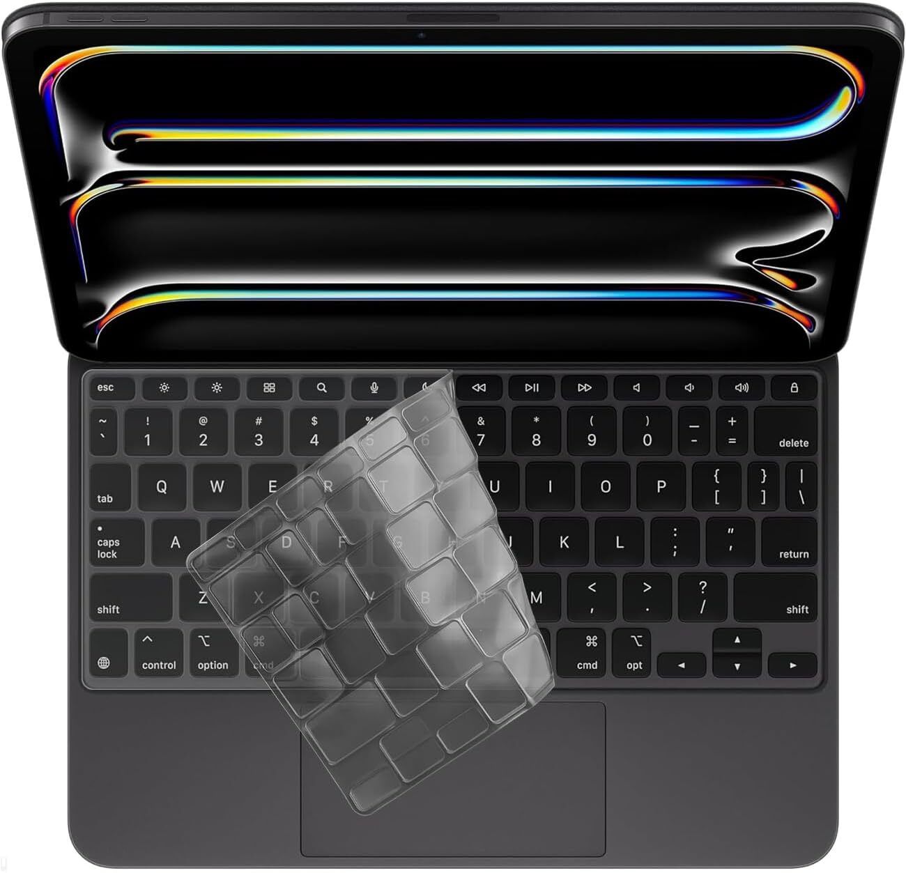 Saco Silicone Skin Keyboard Protector Cover Compatible for New Magic Keyboard iPad Pro 11 inch M4 (A2836/A2837) Keyboard Skin-image-31