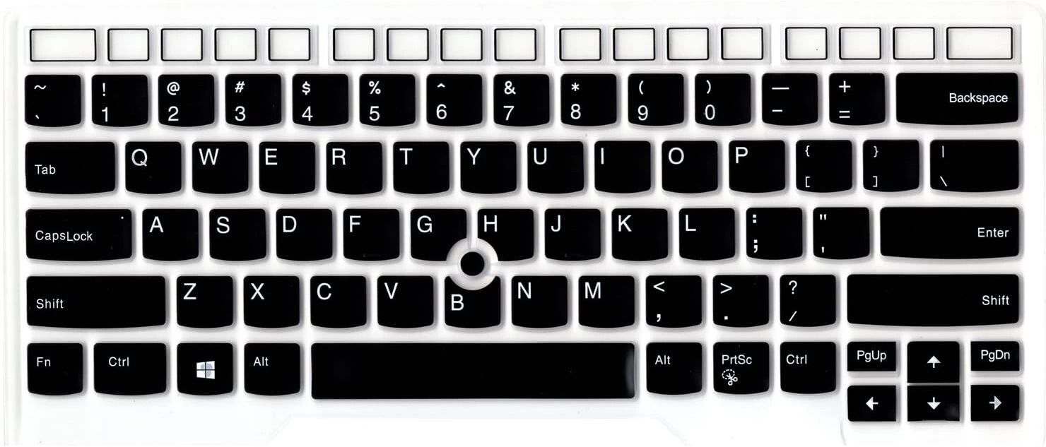 Saco Silicone Keyboard Protector Cover Compatible with - Black Lenovo ThinkPad T460s T470s T480s T490/S T495s 14 inches Thin and Light Laptop Keyboard Skin-image-18