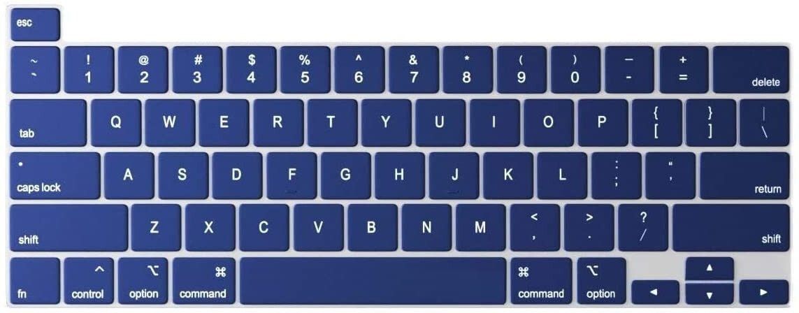Tobo Silicone Keyboard Cover Skin With-Touch Bar, With ESC Button TD-916CC MacBook Pro 13 , MacBook Pro 16 Keyboard Skin-image-48