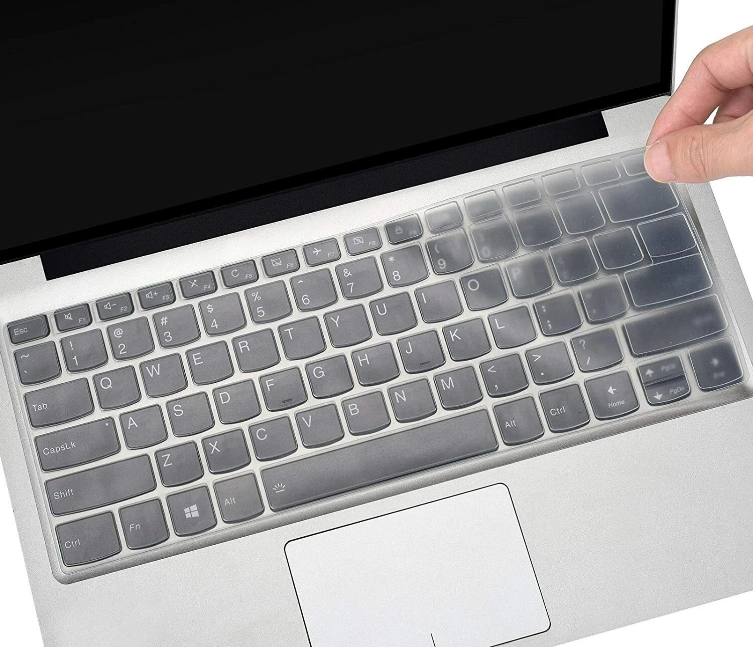 Saco Transparent,Keyboard Protector 13.3 Inch Laptop Dust Cover for Yoga Lenovo Yoga 6 2-in-1 13.3 Inch Convertible Touchscreen Laptop 82ND003PIN Keyboard Skin-image-32