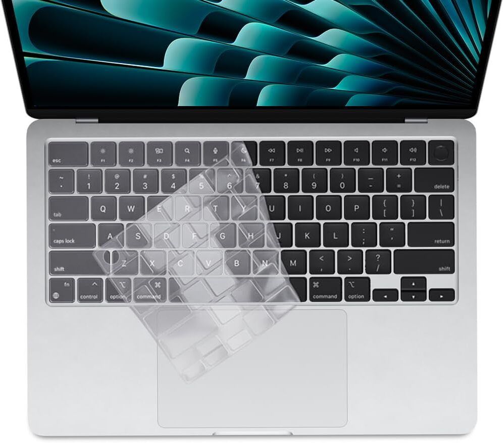 Saco Laptop Keyboard Cover for MacBook Air M4 15 Inch (Model A3241) Keyboard Protector for MacBook Air M4 15 Inch Keyboard Skin-image-9