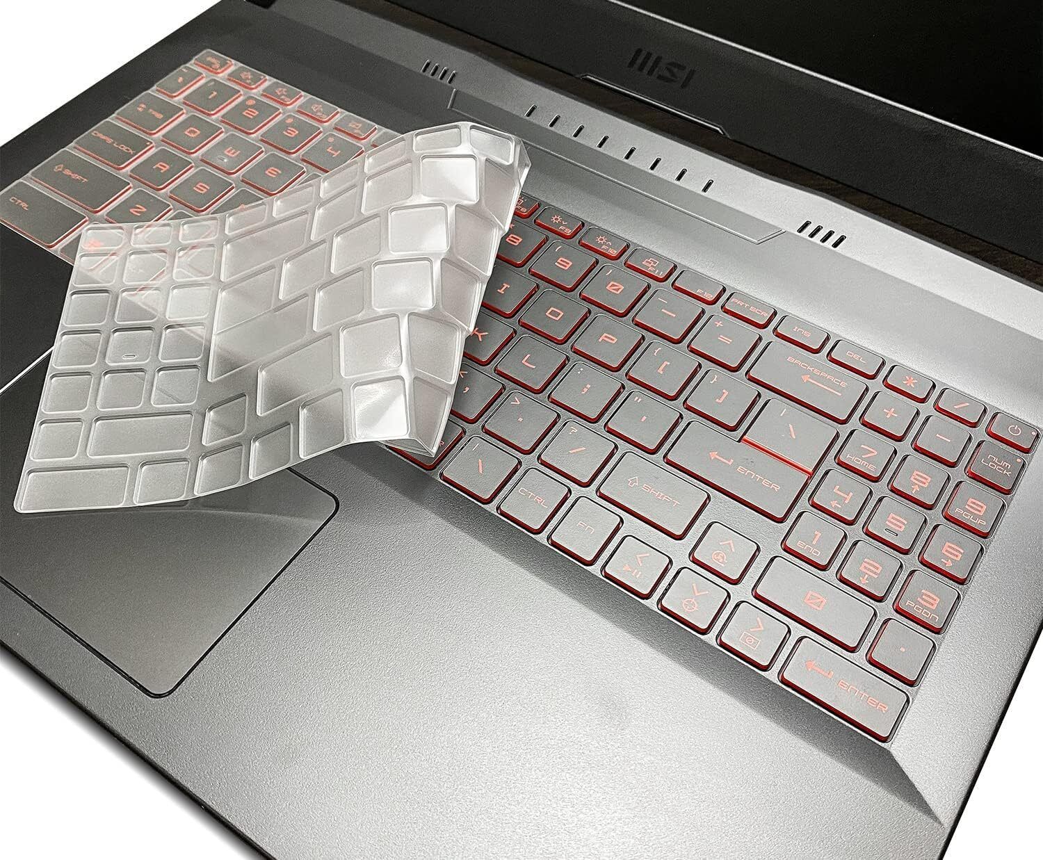 Saco Keyboard Cover for 2024 MSI A15 & A17 AI | MSI Cyborg 15 & 15 AI Laptop MSI Crosshair 16 HX| MSI Sword 16 HX| MSI Pulse 16 AI | MSI Stealth 16 AI Studio Keyboard Skin-image-9