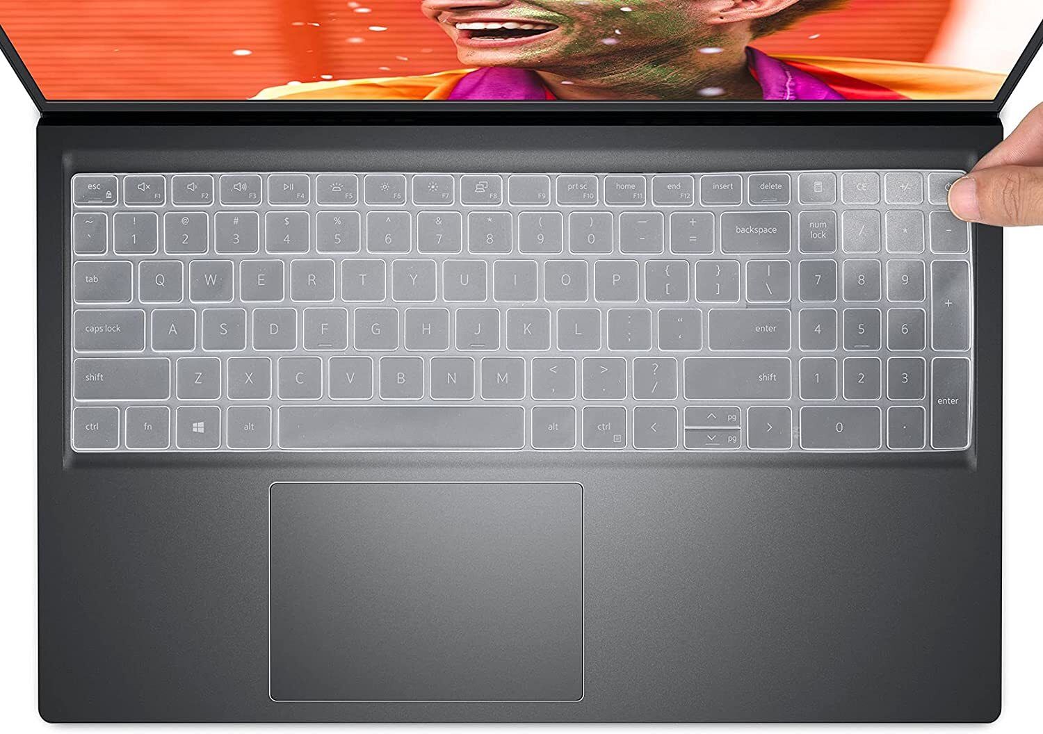 RAYA Silicone Keyboard Cover for Dell Inspiron 15 (3520 3521 3525) Laptops Dell Vostro 15 (3510 3520 3525 3530 3535) & Dell Vostro 16 (5620 5625 5635) Keyboard Skin-image-22