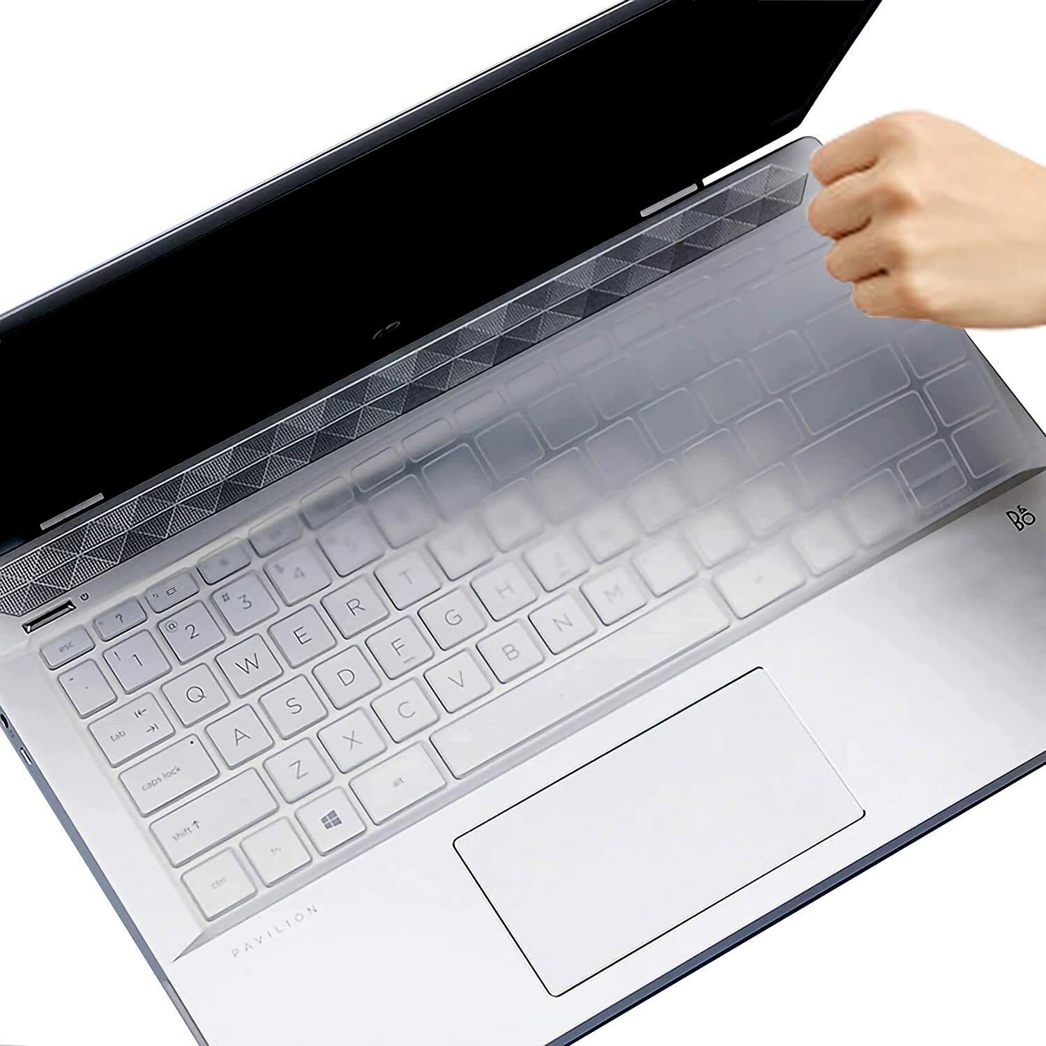 Saco Laptop Keyboard Cover for HP Envy X360 2-in-1 15-ew series 15.6 Inch Laptop 15-EW0048TU, 15-EW0048TU Keyboard Skin-image-27