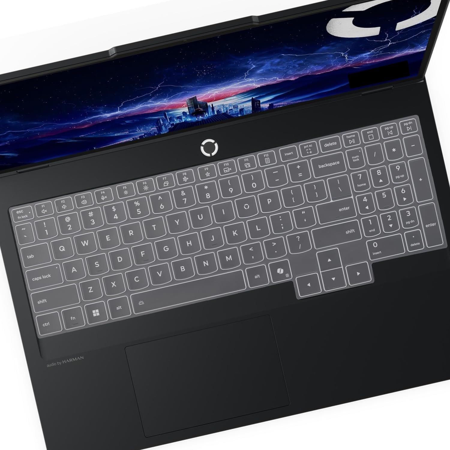 RAYA Silicone Keyboard Cover for 2025 Lenvo Legion Pro 5 & Legion Pro 7 and Lenovo LOQ 14th Gen Gaming Laptops Keyboard Skin