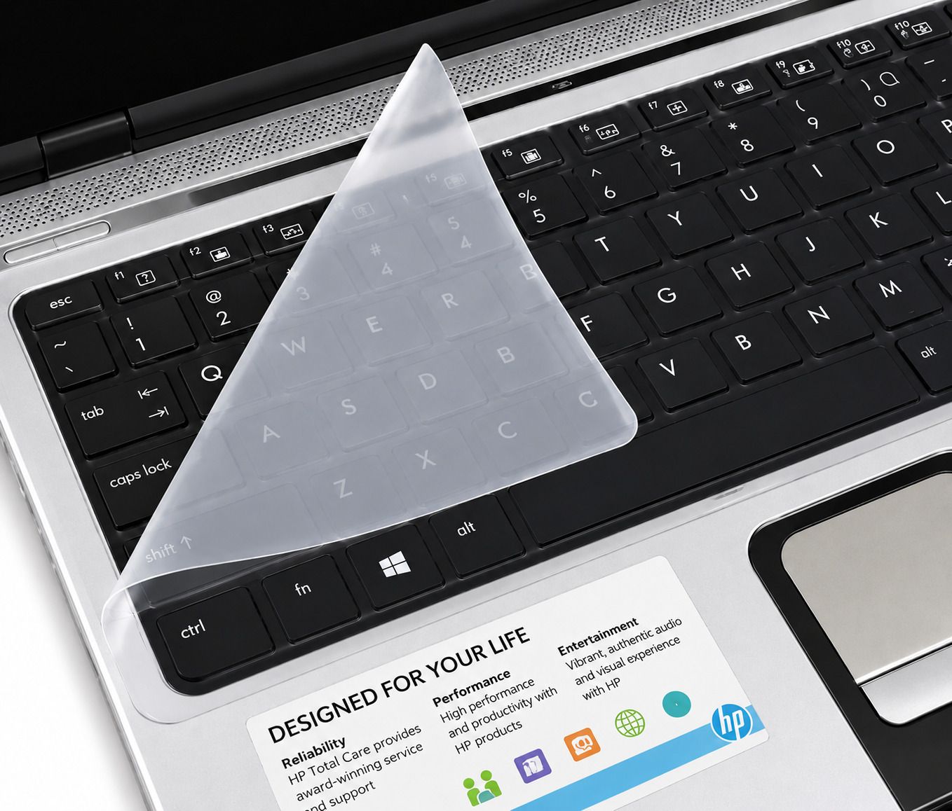 HamzaEnterprises Lightweight Transparent Keyboard Protector for 14 Inch Laptop Laptop keyboard Keyboard Skin-image-45