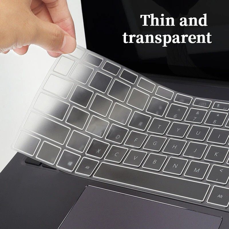 Saco Silicone (Protector Skin) Keyboard Cover for - Transparent HUAWEI MateBook 16/16S (without Numeric Keys) Keyboard Skin-image-40