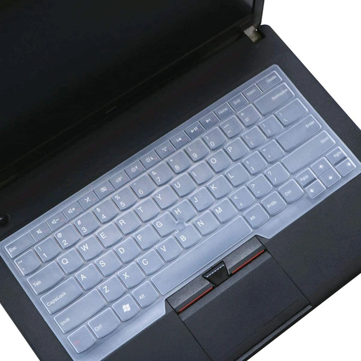 Saco Transparent,Silicone Keyboard Cover for Lenovo ThinkPad E14 Gen 2 3 and 4 14 inches Thin and Light Laptop Keyboard Skin-image-39