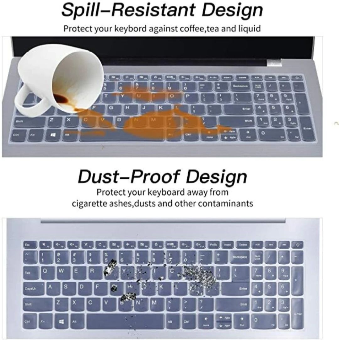 Preha The Smart Choice best quality keyboard skin Transparent 15.6 inch, Keyboard Protector KeyBoard Guard Keyboard Skin-image-32