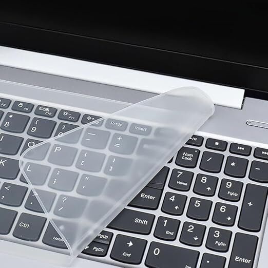 NECESORIES Silicone Keyboard Protector for 15–17" Laptops | Waterproof & Dustproof (3 Pc) Laptop Keyboard Skin