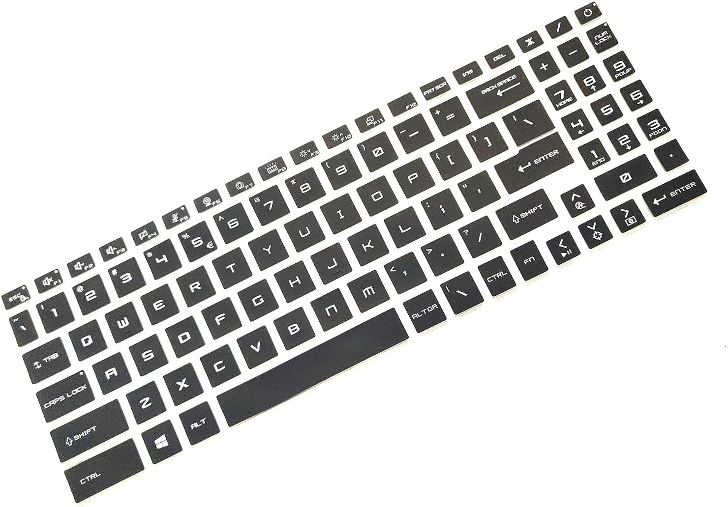 Saco Keyboard Cover for MSI Katana 15/17/GF66/GF76|MSI Bravo 15|MSI Alpha 15/17 MSI Pulse GL66/GL76|Crosshair 15/17|MSI Sword 15/17|MSI Vector GP68/GP78 Laptop Keyboard Skin-image-20
