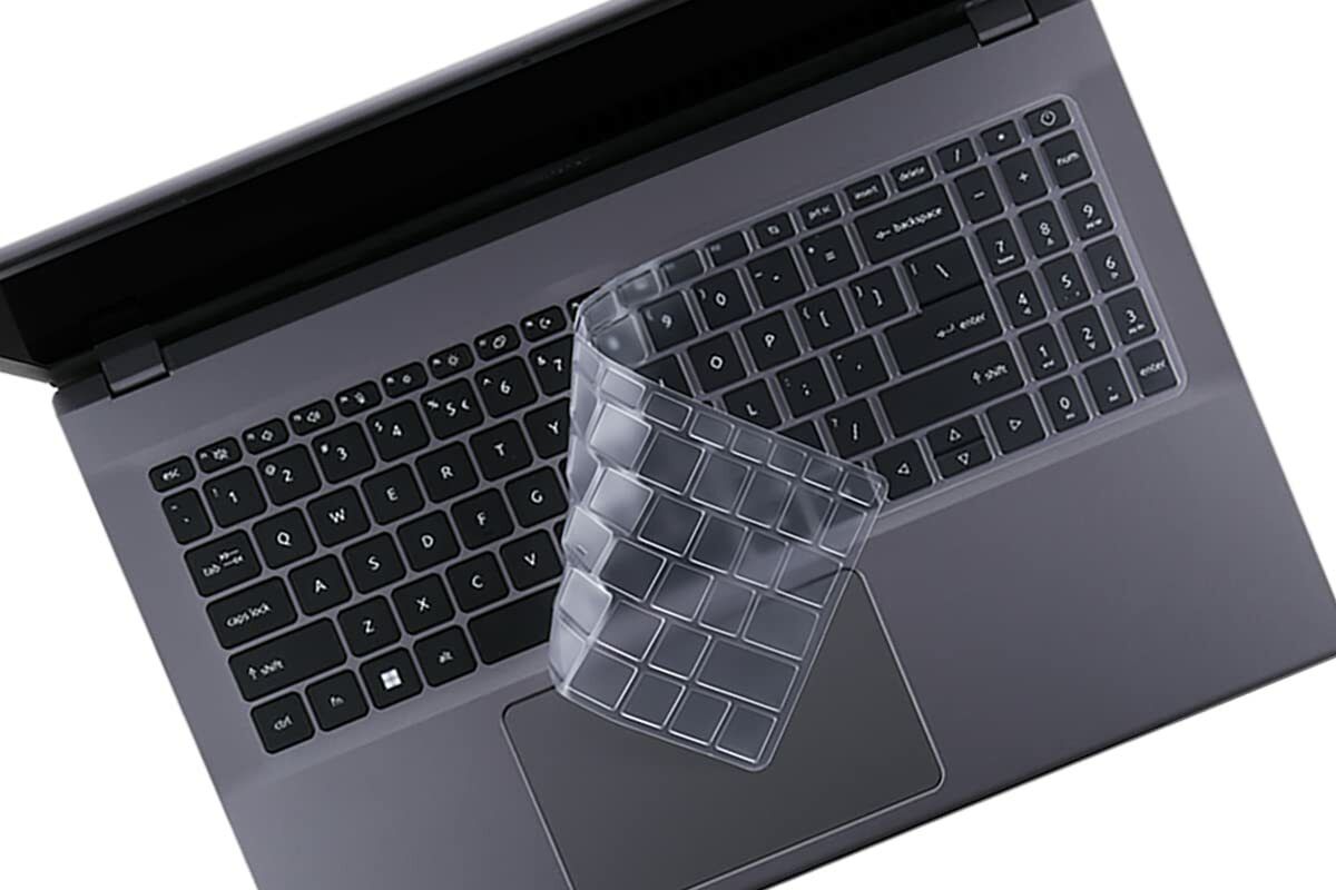 Saco Keyboard Protector Skin for 15.6 Inch (Not Fit 2021 Models) 2022 Aspire 5 A515-57 A515-57T A515-57-53T2 A515-57-56UV/73L5 A515-57-51WN/75RH Keyboard Skin-image-36