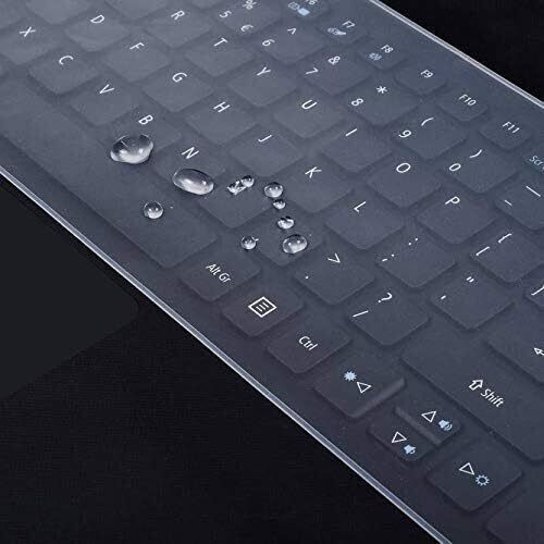 SANEHA Universal Silicone Keyboard Cover 15.6 inch Laptop Keyboard Protector Skin, Dust Cover, Keyboard Skin-image-46