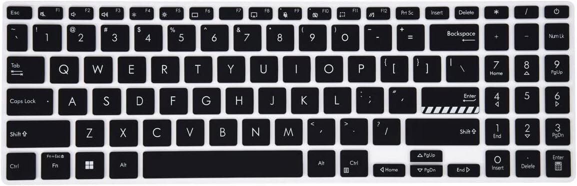 Saco Silicone Keyboard Cover Skin for Vivobook Pro K571GT 15.6 Inch, ASUS Vivobook Pro 15 M3500 K3500 M6500, Vivobook Pro 16X M7600 N7600 16" Laptop Keyboard Skin-image-22