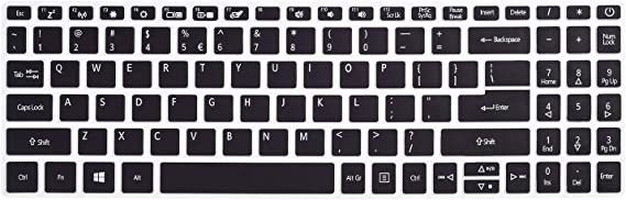 Saco Keyboard Cover for Acer S3 Plus 2021 Young/Acer Aspire 3 A315-58 Aspire 3 15.6 Inch Laptop Keyboard Skin