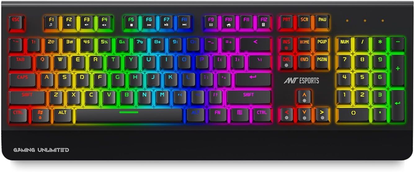 Ant Esports MK4000 Wired USB Standard Gaming Keyboard Compatible with Desktop, Laptop, Mac-image-46
