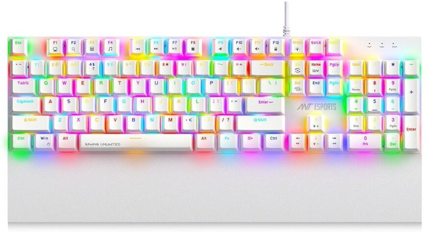 Ant Esports MK4100 Wired USB Standard Gaming Keyboard Compatible with Desktop, Laptop, Mac-image-45