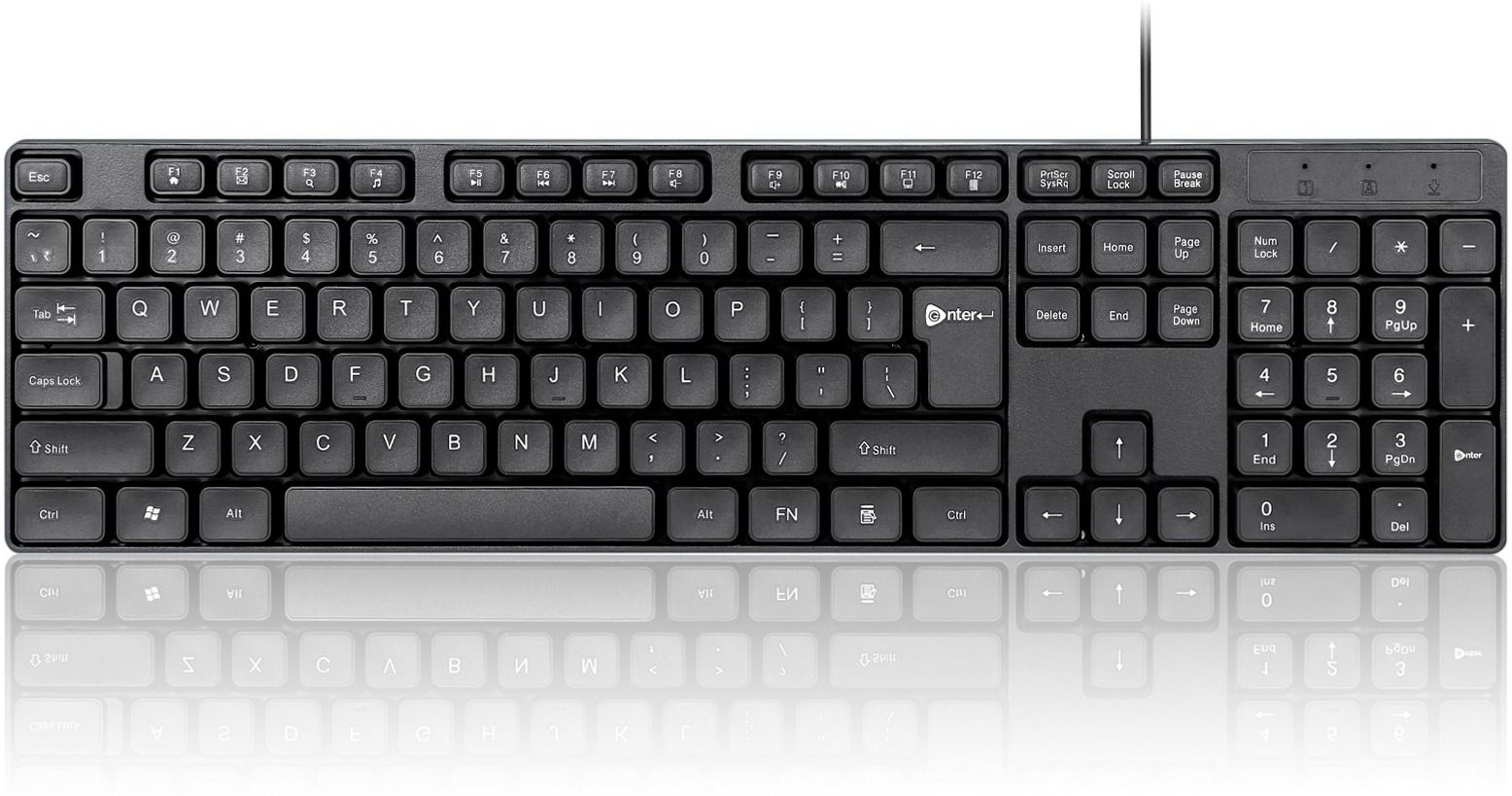 Enter Officemate Wired USB Standard Desktop Keyboard Compatible with Laptop-picture-10