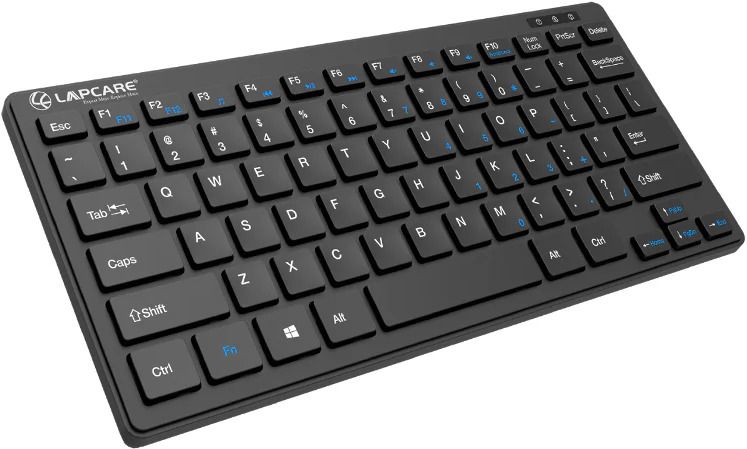 LAPCARE D-Lite Plus Mini Wireless 87 Key keyboard Black Wireless Laptop-size Desktop Keyboard Compatible with Desktop, Laptop, Mac-image-42