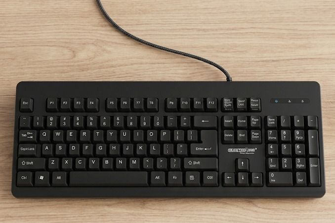 Electroline P-KB601 Wired USB Standard Desktop Keyboard Compatible with Desktop-picture-28