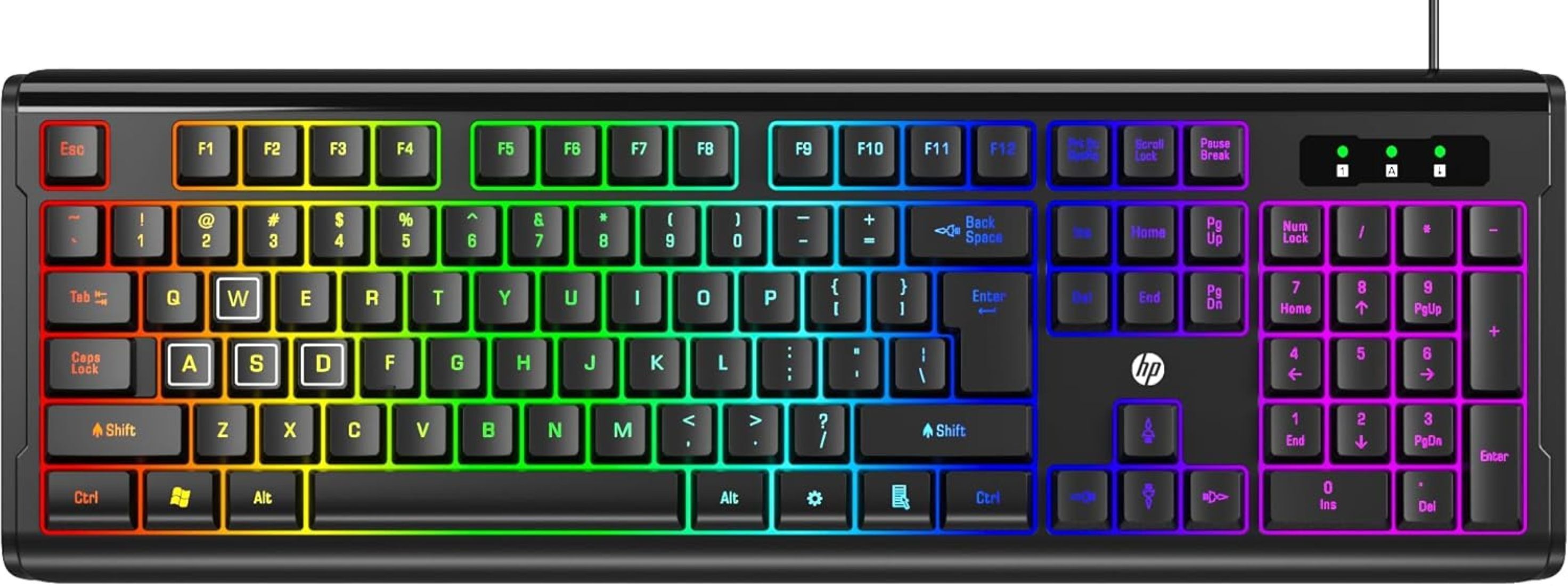 HP K280 Wired USB Standard Gaming Keyboard Compatible with Desktop, Laptop-picture-12