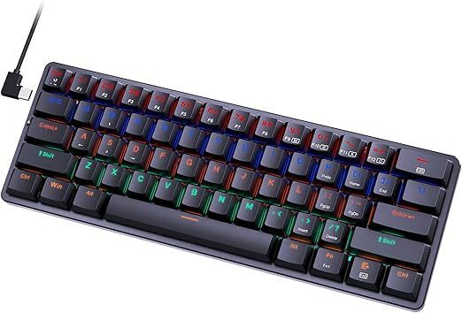 Calpix Usb Mechanical Gaming Keyboard Wired USB Standard Gaming Keyboard Compatible with Laptop-picture-36