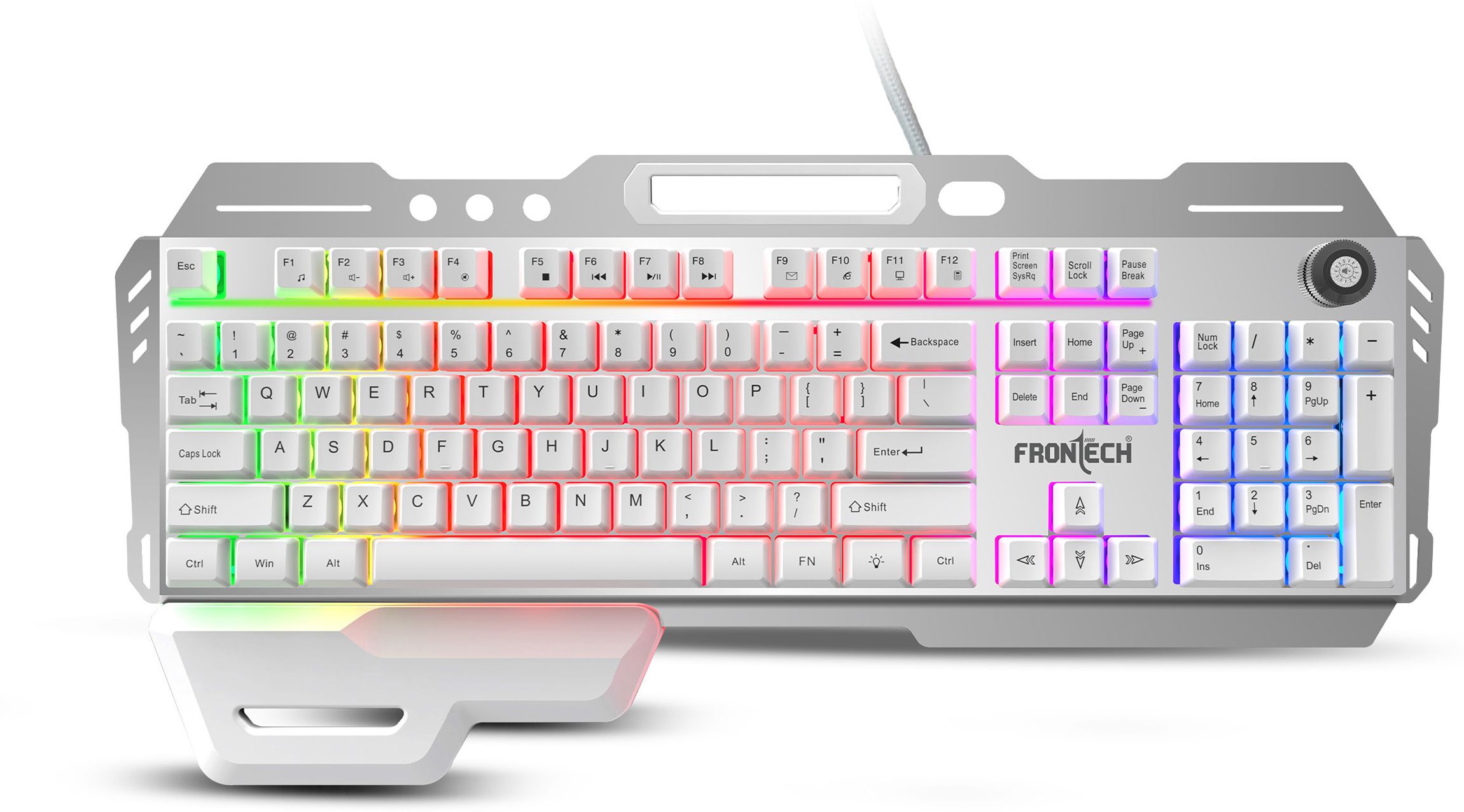 Frontech KB-0013P Wired USB Standard Gaming Keyboard Compatible with Desktop, Laptop-picture-13