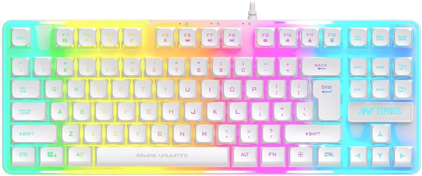 Ant Esports MK700 V2 TKL Wired Gaming Keyboard -White Wired USB Standard Gaming Keyboard Compatible with Laptop, Desktop-picture-11