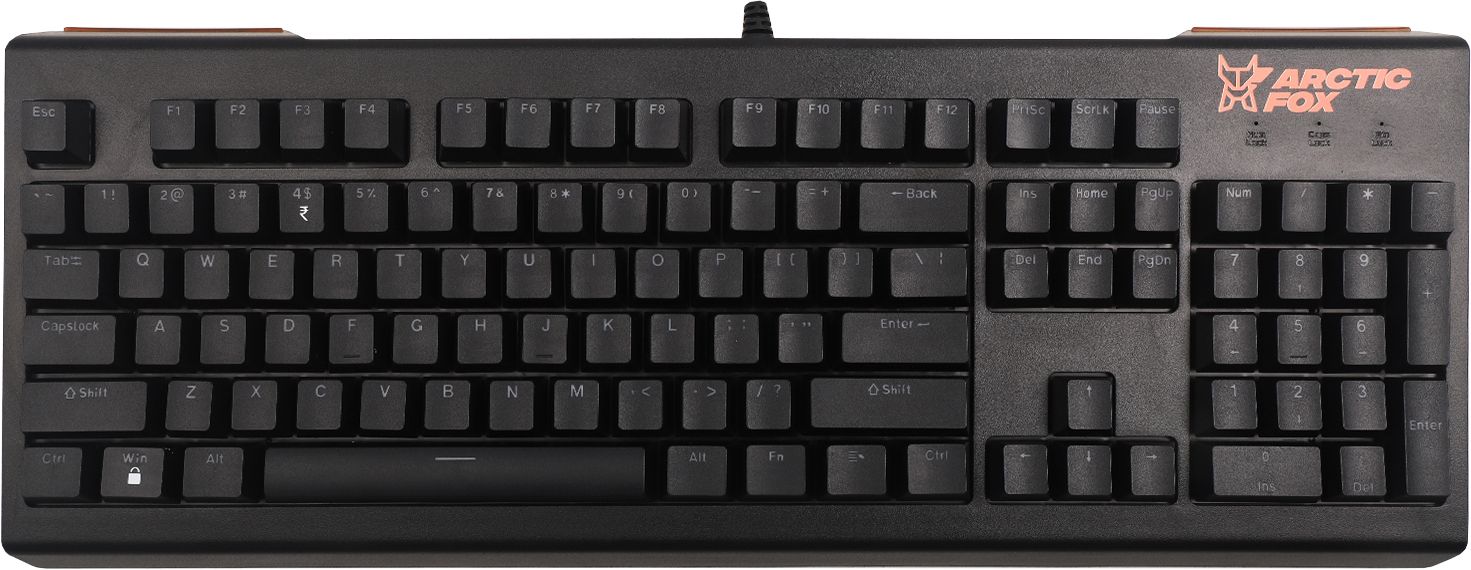 Arctic Fox X19 RGB, Anti-ghosting, Backlit, Mechanical Wired USB Standard Gaming Keyboard Compatible with Desktop, Laptop, Mac-picture-14